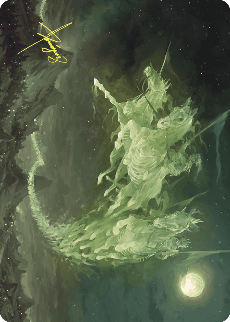 Moonshaker Cavalry Art Card (Gold-Stamped Signature) [Wilds of Eldraine Art Series] | Gamer Loot