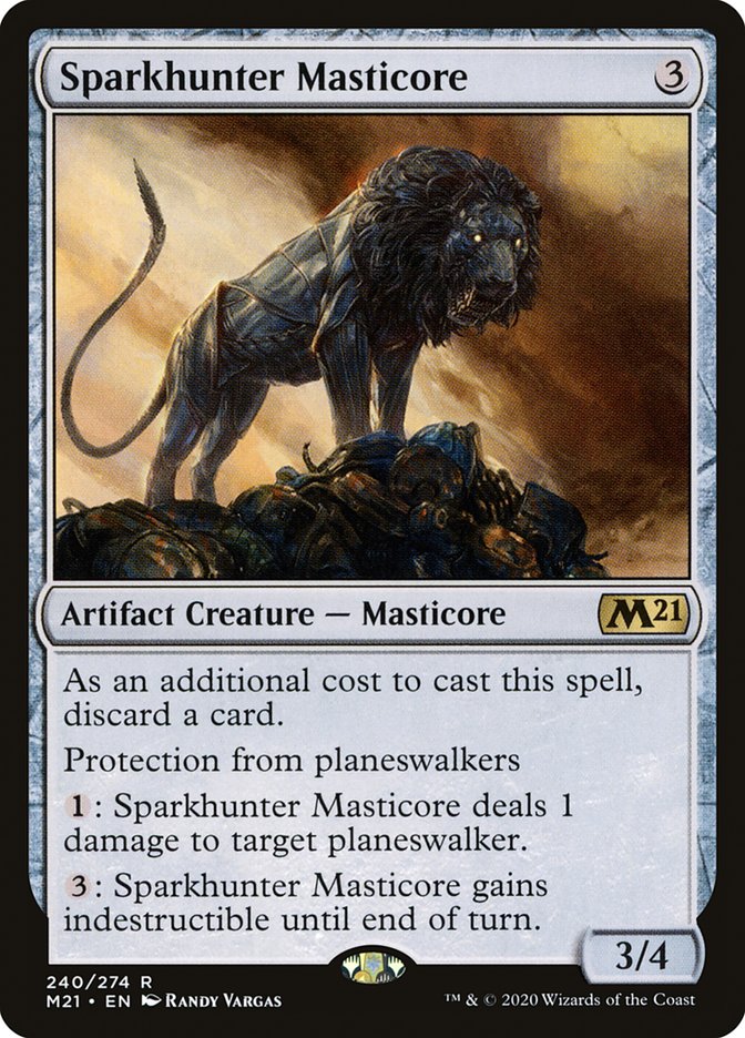 Sparkhunter Masticore [Core Set 2021] | Gamer Loot