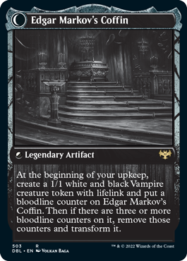 Edgar, Charmed Groom // Edgar Markov's Coffin [Innistrad: Double Feature] | Gamer Loot