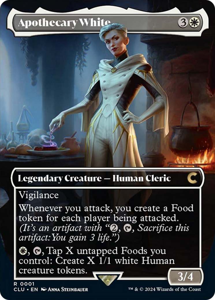 Apothecary White (Borderless) [Ravnica: Clue Edition] | Gamer Loot