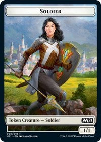 Soldier // Weird Double-sided Token [Core Set 2021 Tokens] | Gamer Loot