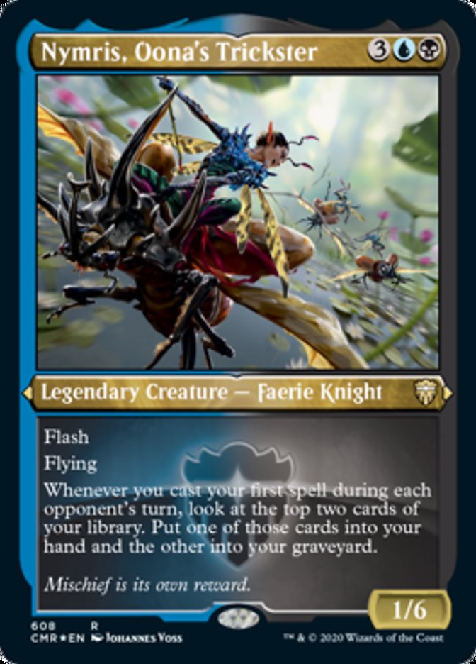 Nymris, Oona's Trickster (Etched) [Commander Legends] | Gamer Loot