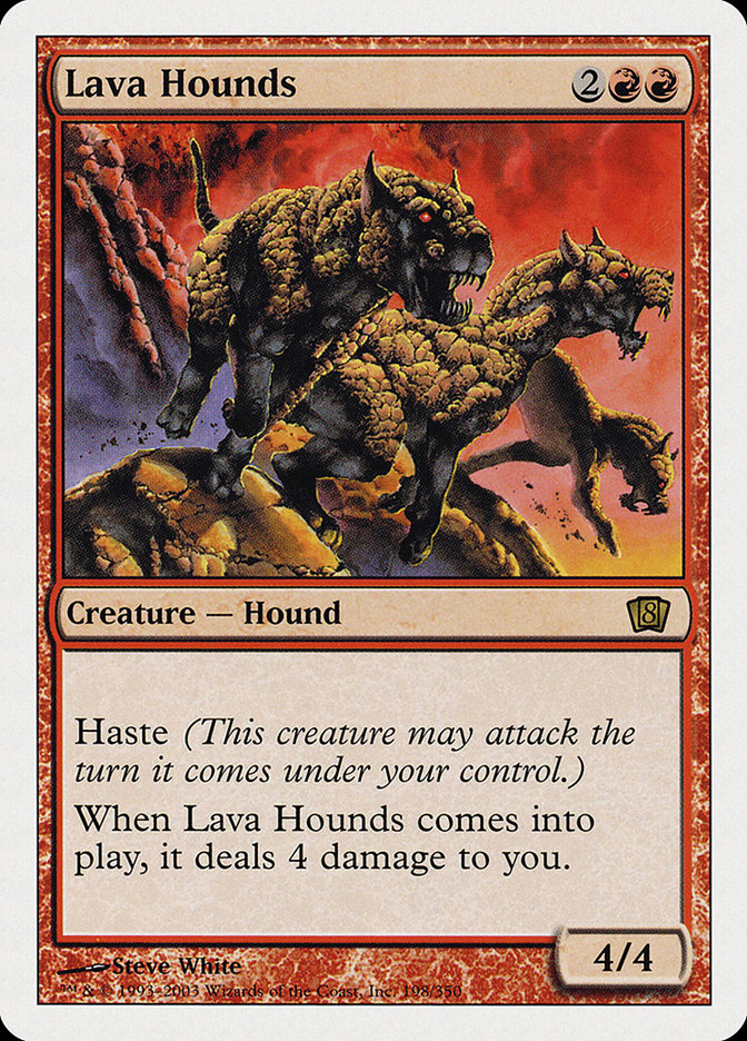 Lava Hounds [Eighth Edition] | Gamer Loot