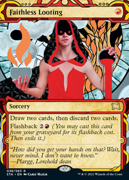 Faithless Looting (Etched Foil) [Strixhaven Mystical Archive] | Gamer Loot