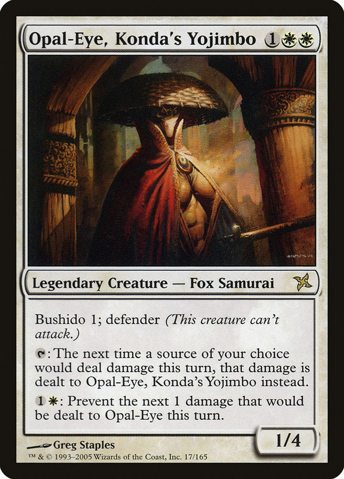 Opal-Eye, Konda's Yojimbo [Betrayers of Kamigawa] | Gamer Loot