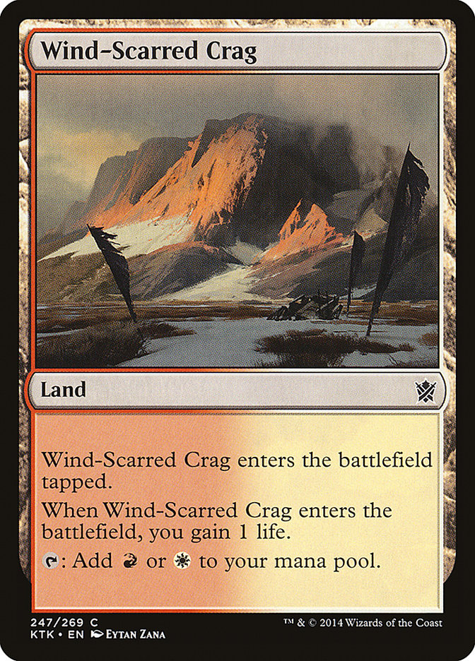 Wind-Scarred Crag [Khans of Tarkir] | Gamer Loot