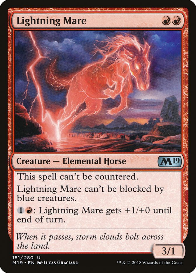 Lightning Mare [Core Set 2019] | Gamer Loot