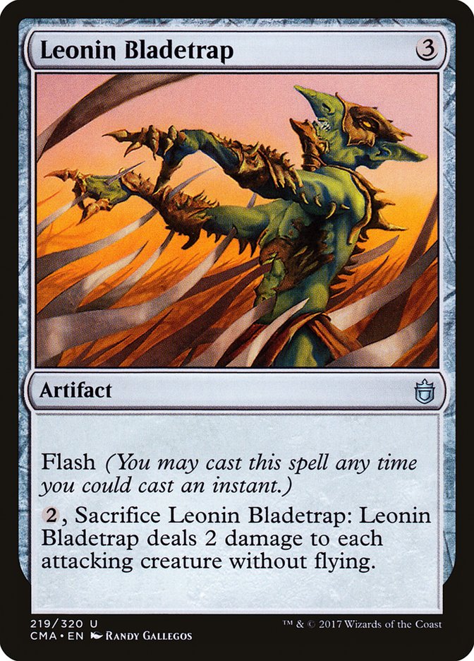 Leonin Bladetrap [Commander Anthology] | Gamer Loot