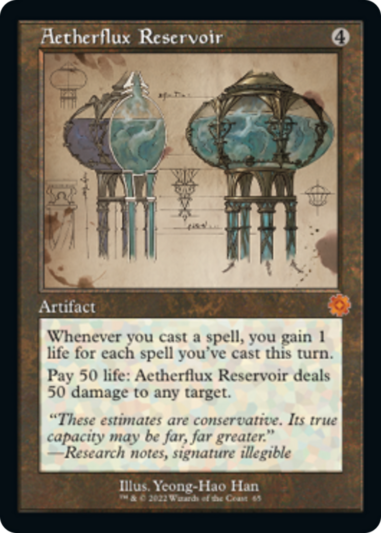 Aetherflux Reservoir (Retro Schematic) [The Brothers' War Retro Artifacts] | Gamer Loot