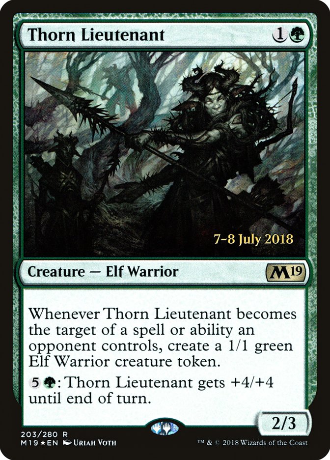 Thorn Lieutenant  [Core Set 2019 Prerelease Promos] | Gamer Loot