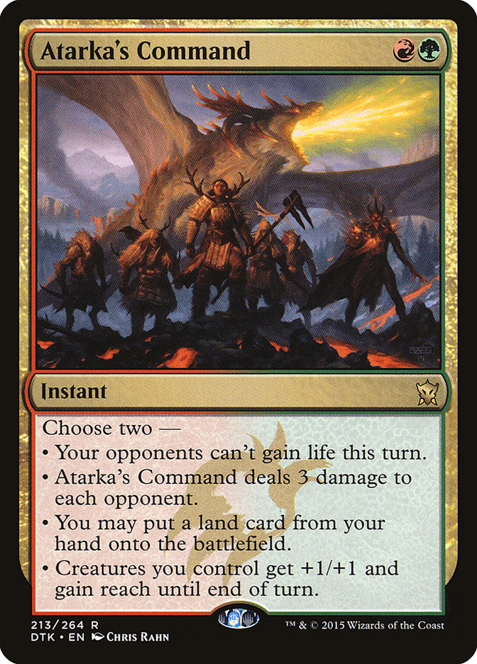 Atarka's Command [Dragons of Tarkir] | Gamer Loot