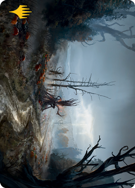 Overgrown Farmland Art Card (Gold-Stamped Signature) [Innistrad: Midnight Hunt Art Series] | Gamer Loot