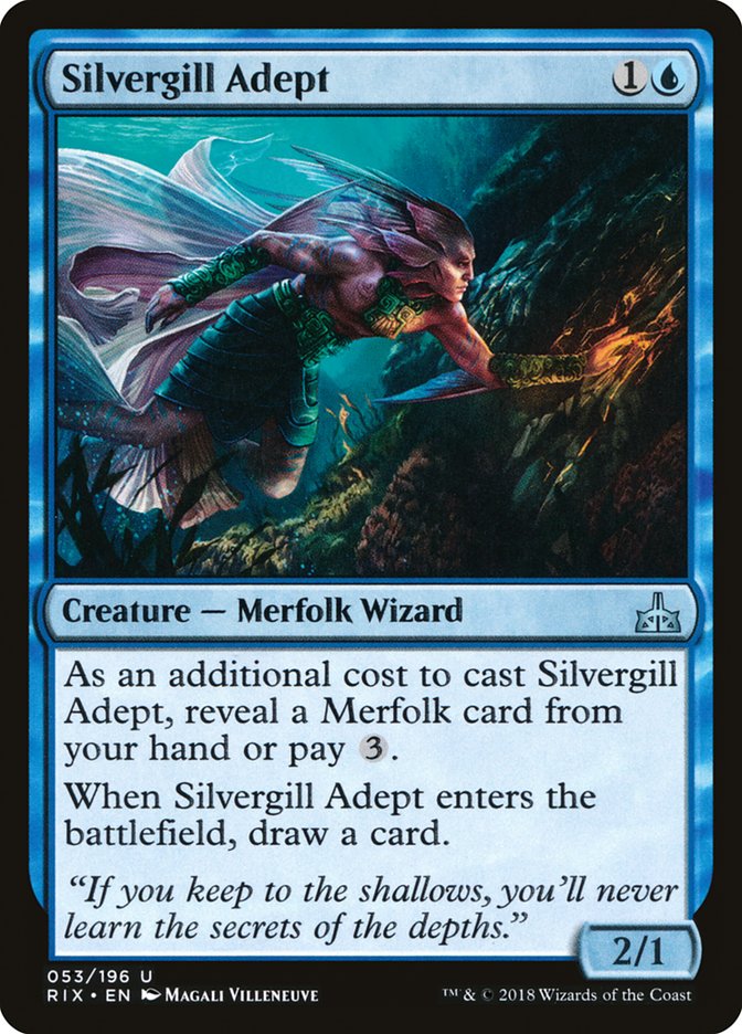 Silvergill Adept [Rivals of Ixalan] | Gamer Loot