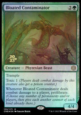 Bloated Contaminator [Phyrexia: All Will Be One Prerelease Promos] | Gamer Loot