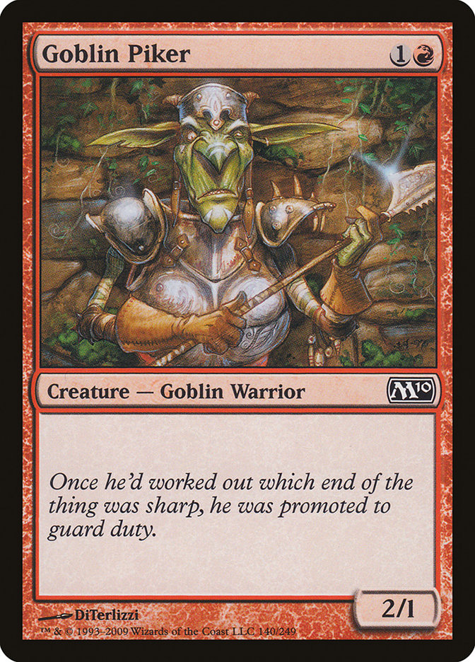 Goblin Piker [Magic 2010] | Gamer Loot