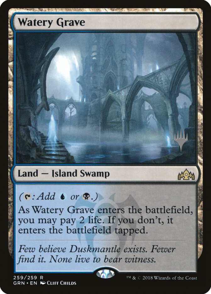 Watery Grave (Promo Pack) [Guilds of Ravnica Promos] | Gamer Loot