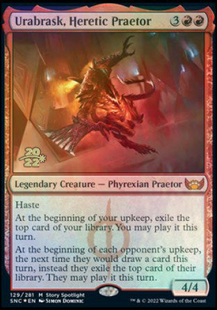 Urabrask, Heretic Praetor [Streets of New Capenna Prerelease Promos] | Gamer Loot