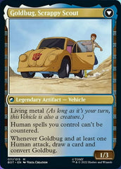 Goldbug, Humanity's Ally // Goldbug, Scrappy Scout [Universes Beyond: Transformers] | Gamer Loot