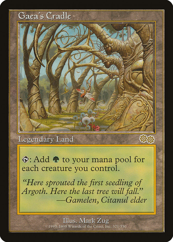 Gaea's Cradle [Urza's Saga] | Gamer Loot