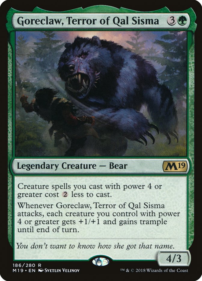 Goreclaw, Terror of Qal Sisma [Core Set 2019] | Gamer Loot