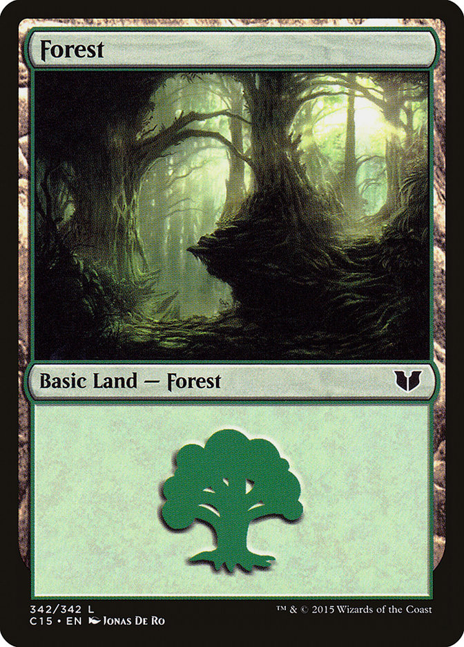 Forest (342) [Commander 2015] | Gamer Loot