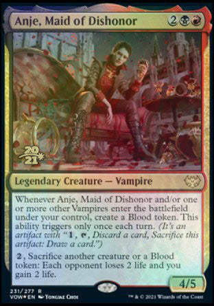 Anje, Maid of Dishonor [Innistrad: Crimson Vow Prerelease Promos] | Gamer Loot