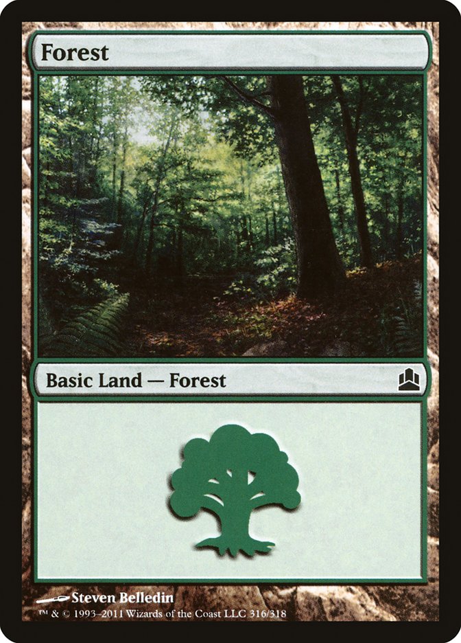 Forest (316) [Commander 2011] | Gamer Loot