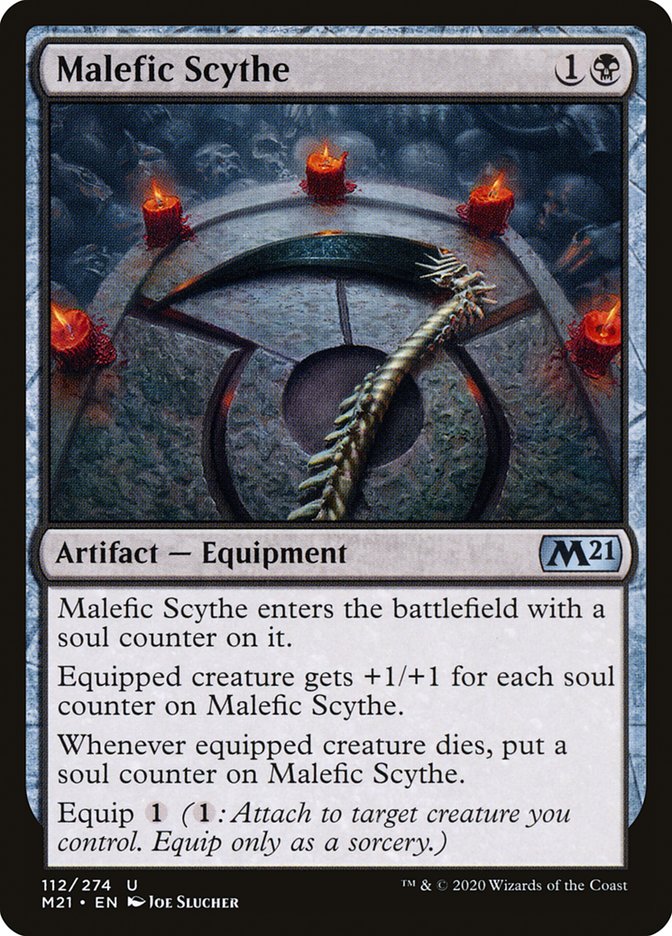 Malefic Scythe [Core Set 2021] | Gamer Loot