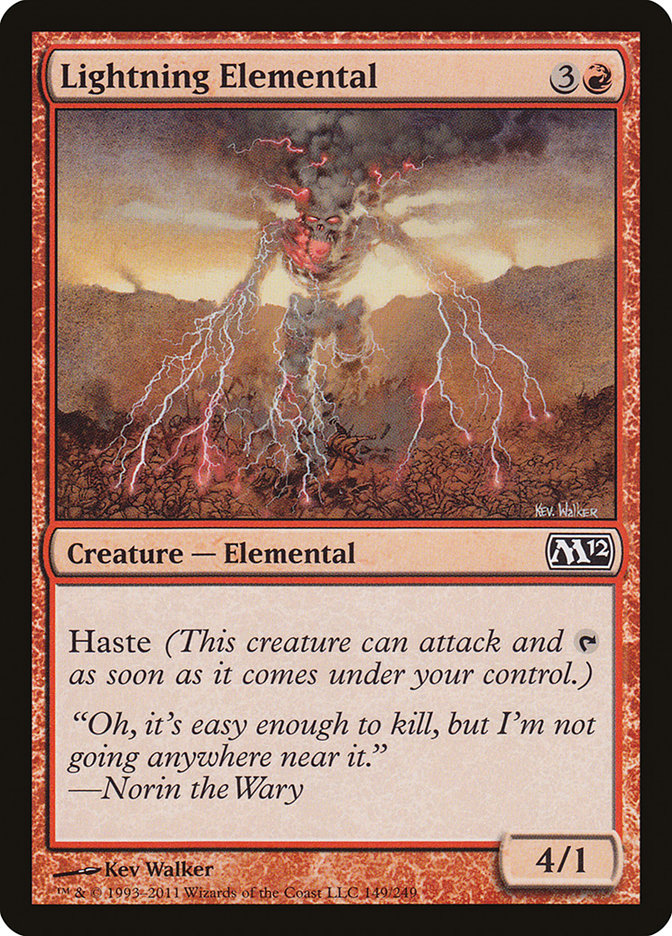 Lightning Elemental [Magic 2012] | Gamer Loot