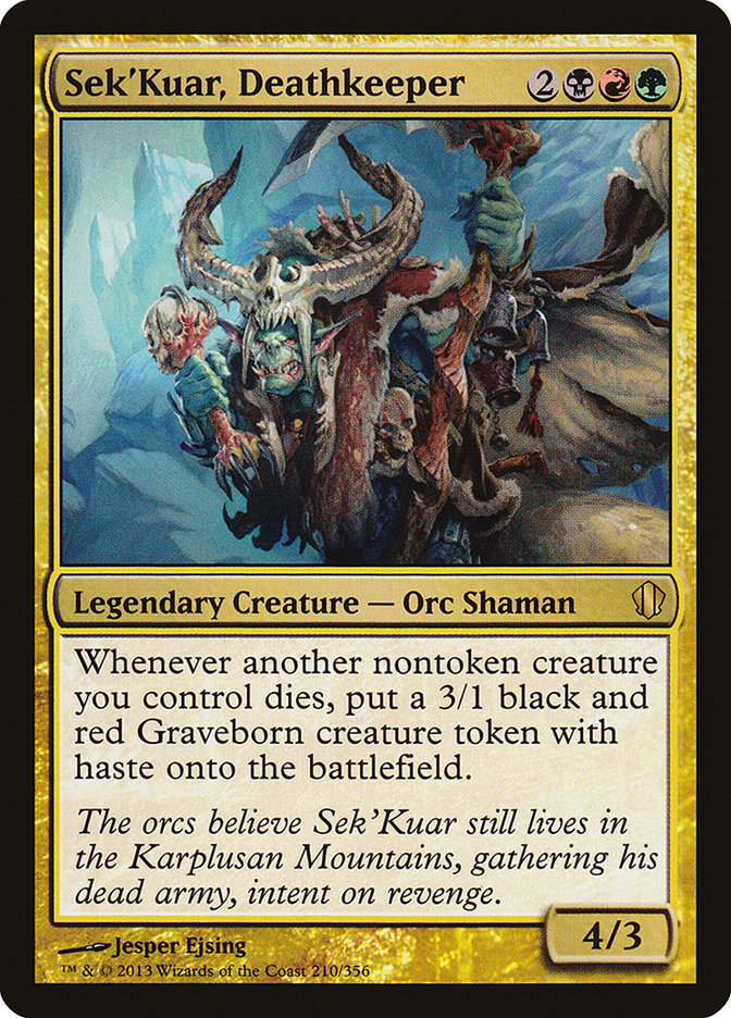 Sek'Kuar, Deathkeeper [Commander 2013] | Gamer Loot