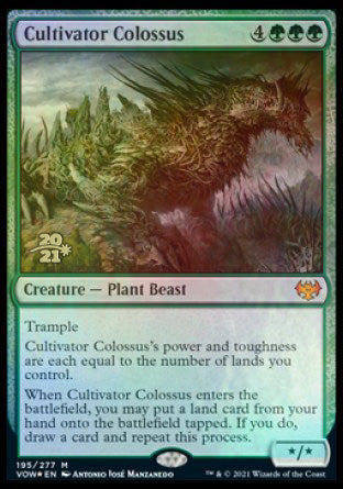 Cultivator Colossus [Innistrad: Crimson Vow Prerelease Promos] | Gamer Loot