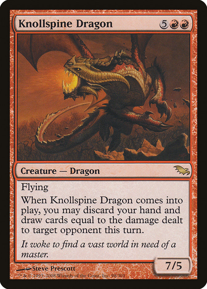 Knollspine Dragon [Shadowmoor] | Gamer Loot