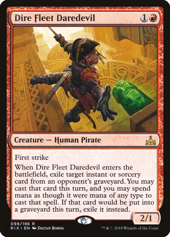 Dire Fleet Daredevil [Rivals of Ixalan] | Gamer Loot