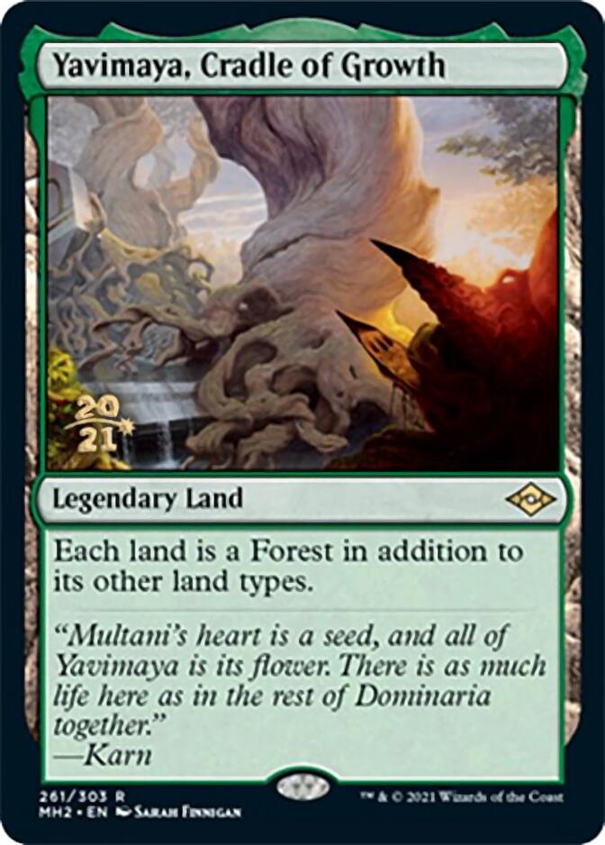 Yavimaya, Cradle of Growth [Modern Horizons 2 Prerelease Promos] | Gamer Loot