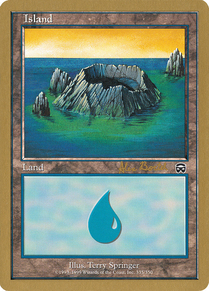 Island (ab335) (Alex Borteh) [World Championship Decks 2001] | Gamer Loot