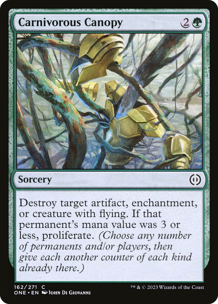 Carnivorous Canopy [Phyrexia: All Will Be One] | Gamer Loot