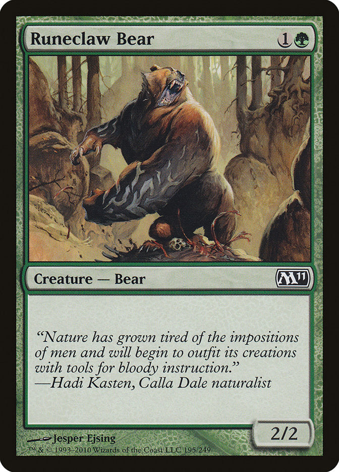 Runeclaw Bear [Magic 2011] | Gamer Loot