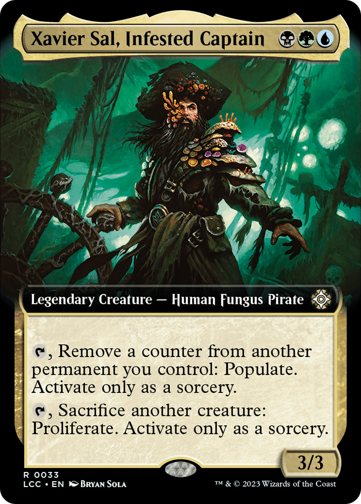 Xavier Sal, Infested Captain (Extended Art) [The Lost Caverns of Ixalan Commander] | Gamer Loot