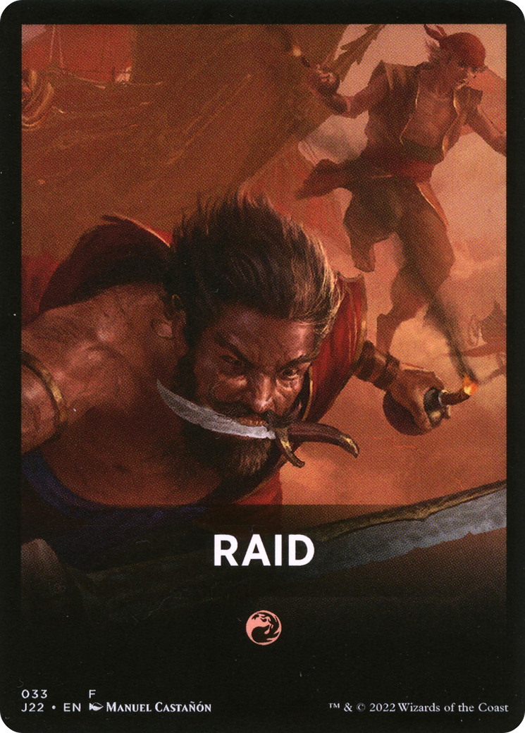 Raid Theme Card [Jumpstart 2022 Front Cards] | Gamer Loot