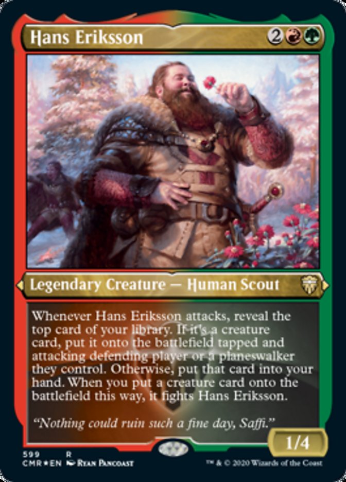 Hans Eriksson (Etched) [Commander Legends] | Gamer Loot