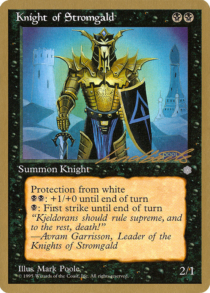 Knight of Stromgald (Leon Lindback) [Pro Tour Collector Set] | Gamer Loot