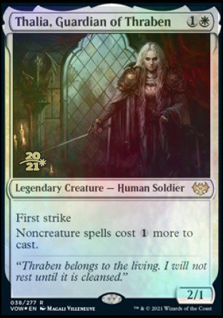 Thalia, Guardian of Thraben [Innistrad: Crimson Vow Prerelease Promos] | Gamer Loot