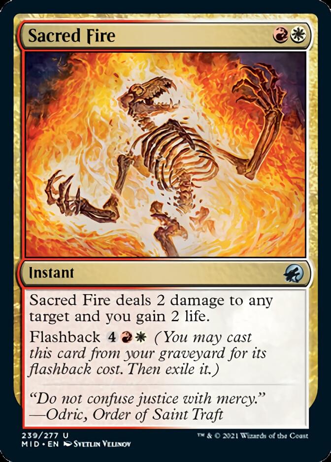 Sacred Fire [Innistrad: Midnight Hunt] | Gamer Loot