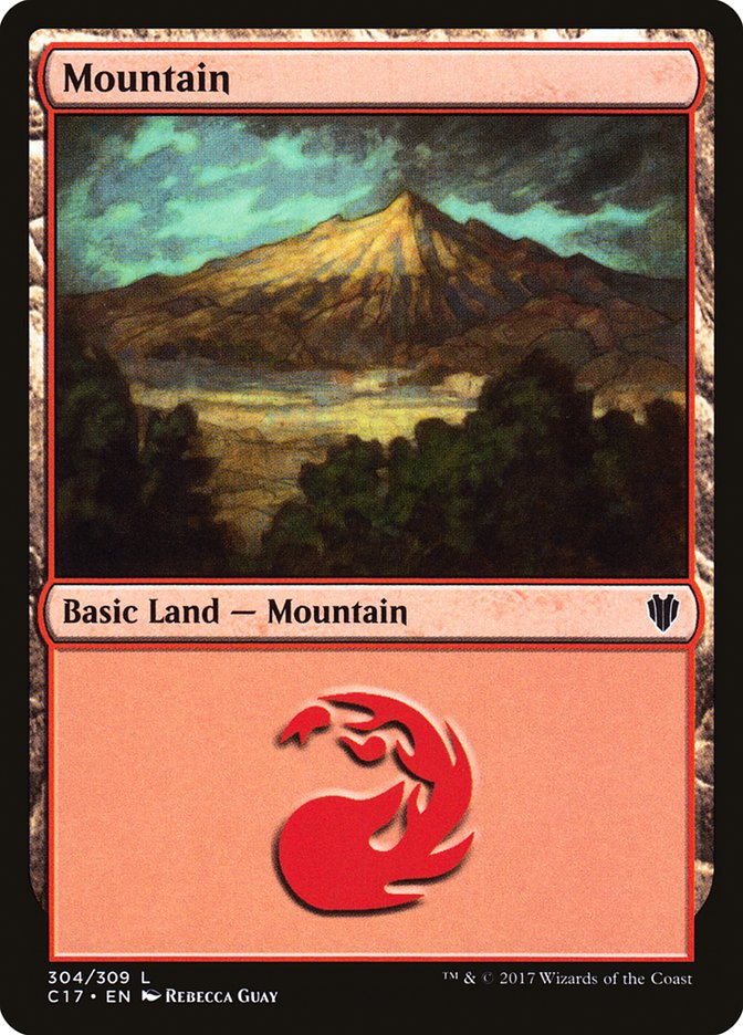 Mountain (304) [Commander 2017] | Gamer Loot