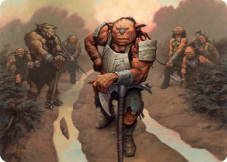 Hobgoblin Bandit Lord Art Card [Dungeons & Dragons: Adventures in the Forgotten Realms Art Series] | Gamer Loot