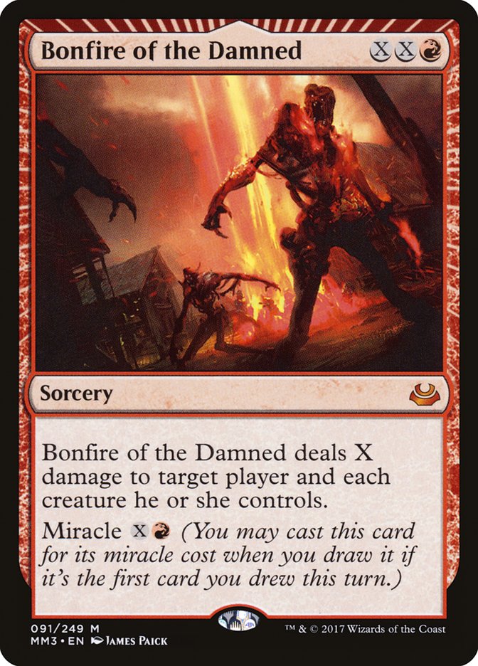 Bonfire of the Damned [Modern Masters 2017] | Gamer Loot