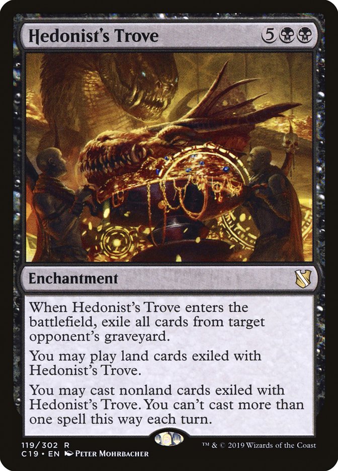 Hedonist's Trove [Commander 2019] | Gamer Loot