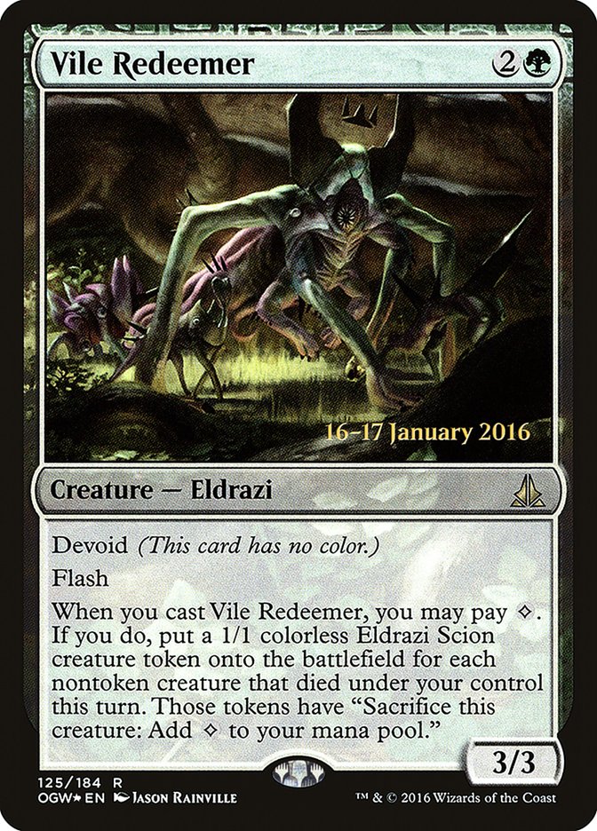 Vile Redeemer [Oath of the Gatewatch Prerelease Promos] | Gamer Loot