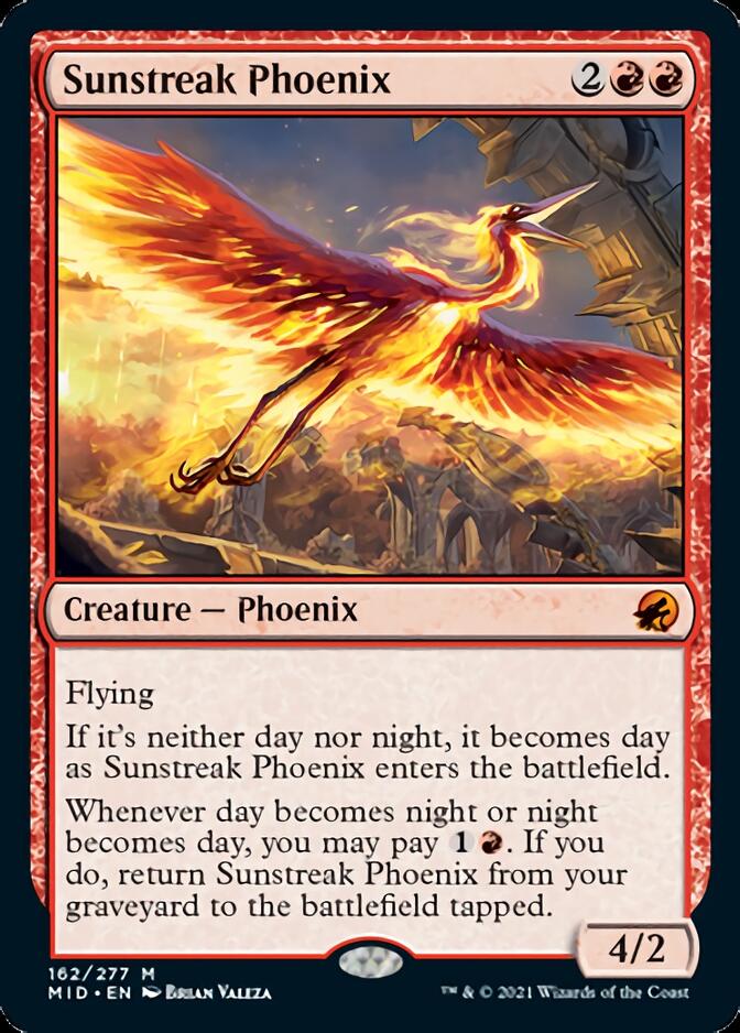 Sunstreak Phoenix [Innistrad: Midnight Hunt] | Gamer Loot