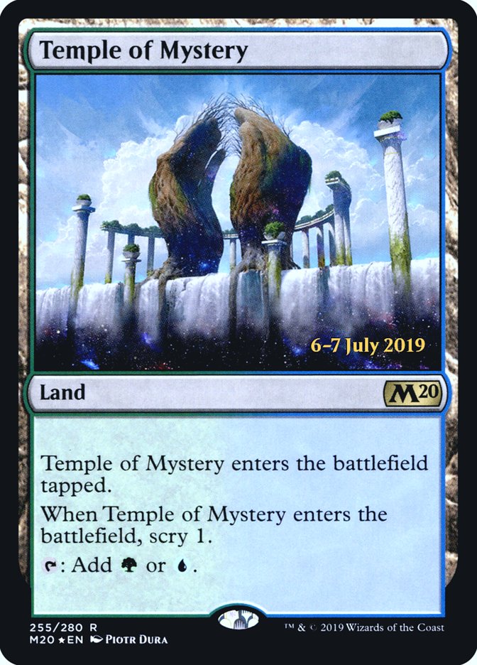 Temple of Mystery  [Core Set 2020 Prerelease Promos] | Gamer Loot